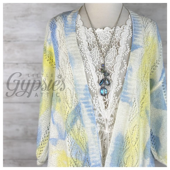 POL Splash of Color Knit Kimono - Picture 10 of 16